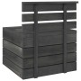 Gartenmöbel aus Paletten, 6-teilig, massives dunkelgraues Kiefernholz. von , Gartensets - Ref: Foro24-3063746, Preis: 356,88 ...