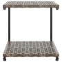 Doppelliege für den Garten mit braunen Kissen aus synthetischem Rattan. von , Betten im Freien - Ref: Foro24-48130, Preis: 59...