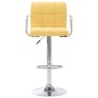 Yellow fabric kitchen bar stool by , Kitchen stools - Ref: Foro24-283416, Price: 84,37 €, Discount: %