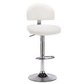 Küchenhocker aus weißem Kunstleder von , Küchenhocker - Ref: Foro24-249647, Preis: 101,12 €, Rabatt: %