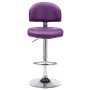 Taburetes de cocina 2 unidades cuero sintético morado de , Taburetes de cocina - Ref: Foro24-249664, Precio: 137,78 €