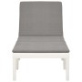 Liege mit weißem Kunststoffkissen von vidaXL, Liegen - Ref: Foro24-315828, Preis: 170,48 €, Rabatt: %