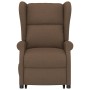 Aufstehender Massagestuhl aus braunem Stoff von , Elektrische Massagesessel - Ref: Foro24-289744, Preis: 305,31 €, Rabatt: %