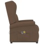 Aufstehender Massagestuhl aus braunem Stoff von , Elektrische Massagesessel - Ref: Foro24-289744, Preis: 305,31 €, Rabatt: %