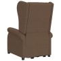 Aufstehender Massagestuhl aus braunem Stoff von , Elektrische Massagesessel - Ref: Foro24-289744, Preis: 305,31 €, Rabatt: %