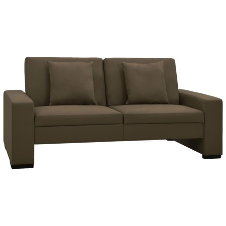 Braunes Kunstlederschlafsofa von , Sofas - Ref: Foro24-323617, Preis: 273,28 €, Rabatt: %