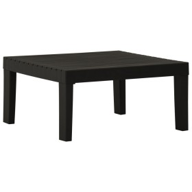 Gray plastic garden table by vidaXL, Garden tables - Ref: Foro24-315851, Price: 69,79 €, Discount: %