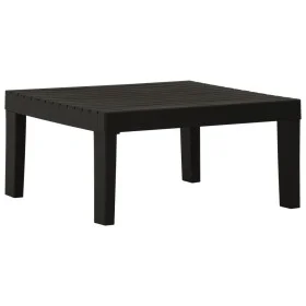 Gray plastic garden table by vidaXL, Garden tables - Ref: Foro24-315851, Price: 61,18 €, Discount: %