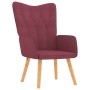 Entspannungsstuhl mit Fußhocker aus rotem Stoff von , Sessel - Ref: Foro24-327542, Preis: 137,25 €, Rabatt: %
