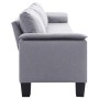 Fünfsitzer-Sofa aus hellgrauem Stoff von , Sofas - Ref: Foro24-287100, Preis: 572,55 €, Rabatt: %