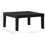 Grauer Kunststoff-Gartentisch von vidaXL, Gartentische - Ref: Foro24-315851, Preis: 69,79 €, Rabatt: %