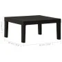 Gray plastic garden table by vidaXL, Garden tables - Ref: Foro24-315851, Price: 61,18 €, Discount: %