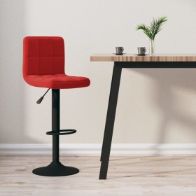 Velvet kitchen stool in burgundy color by , Kitchen stools - Ref: Foro24-334300, Price: 78,17 €, Discount: %