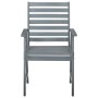 Gartenesszimmerstühle 3 Stück Massivholz Akazie und Kissen von , Gartenstühle - Ref: Foro24-3064444, Preis: 290,16 €, Rabatt: %