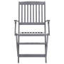 Faltbare Gartenstühle, 6 Stück, mit massiven Akazienholz-Kissen. von , Gartenstühle - Ref: Foro24-3065414, Preis: 314,18 €, R...