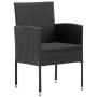 Gartenspeiseset mit 7 Teilen in Schwarz von , Gartensets - Ref: Foro24-3067928, Preis: 615,42 €, Rabatt: %