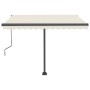 Automatisches Markisentuch mit Wind-LED-Sensor in Cremefarbe, 300x250 cm. von , Markisen - Ref: Foro24-3069712, Preis: 591,00...