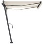 Automatisches Markisentuch mit Wind-LED-Sensor in Cremefarbe, 300x250 cm. von , Markisen - Ref: Foro24-3069712, Preis: 591,00...
