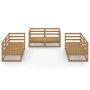 6-piece honey brown solid pine wood garden furniture. by , Garden sets - Ref: Foro24-3075442, Price: 368,82 €, Discount: %