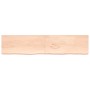 Massivholz-Esstischplatte aus unbehandelter Eiche 220x50x(2-6) cm von , Tischplatten - Ref: Foro24-3156341, Preis: 154,84 €, ...