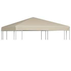 Pavillon-Markise 310 g/m² 3x3 m beige von , Abdeckungen für Zelte und Pavillons - Ref: Foro24-44778, Preis: 59,25 €, Rabatt: %
