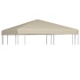 Gazebo canopy 310 g/m² 3x3 m beige by , Covers for tents and gazebos - Ref: Foro24-44778, Price: 59,25 €, Discount: %