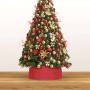 Roter Weihnachtsbaumrock Ø65x19,5 cm von , Weihnachtsbaum-Fußsack - Ref: Foro24-331301, Preis: 22,20 €, Rabatt: %