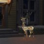 Colorful acrylic Christmas reindeer decoration with 140 LEDs, 120 cm. by , Christmas lights - Ref: Foro24-329784, Price: 104,...