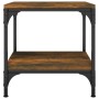 Beistelltisch aus geräucherter Eichenholz-Sperrholzplatte 40x40x40 cm. von , Couchtisch - Ref: Foro24-819381, Preis: 42,69 €,...