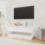 Fernsehmöbel aus weißem glänzendem Sperrholz 102x41x44 cm von , TV-Möbel - Ref: Foro24-809491, Preis: 73,51 €, Rabatt: %