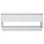 Fernsehmöbel aus weißem glänzendem Sperrholz 102x41x44 cm von , TV-Möbel - Ref: Foro24-809491, Preis: 73,51 €, Rabatt: %