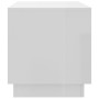 Fernsehmöbel aus weißem glänzendem Sperrholz 102x41x44 cm von , TV-Möbel - Ref: Foro24-809491, Preis: 73,51 €, Rabatt: %