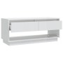 Fernsehmöbel aus weißem glänzendem Sperrholz 102x41x44 cm von , TV-Möbel - Ref: Foro24-809491, Preis: 73,51 €, Rabatt: %