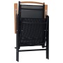 Folding garden chairs 2 units aluminum and black textilene by , Garden chairs - Ref: Foro24-41732, Price: 166,77 €, Discount: %