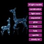 Family of Christmas reindeer in cold white acrylic with 160 LEDs by , Christmas lights - Ref: Foro24-329790, Price: 115,81 €,...