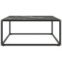 Black coffee table with black marble glass 80x80x35 cm by , Coffee table - Ref: Foro24-322878, Price: 81,74 €, Discount: %