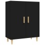 Aparador de madera contrachapada negro 70x34x90 cm de , Aparadores - Ref: Foro24-812097, Precio: 85,12 €, Descuento: %
