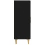 Aparador de madera contrachapada negro 70x34x90 cm de , Aparadores - Ref: Foro24-812097, Precio: 85,12 €, Descuento: %