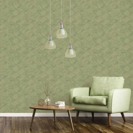 Evergreen Wallpaper Wicker Naturgrün von Noordwand, Bemaltes Papier - Ref: Foro24-434282, Preis: 26,57 €, Rabatt: %