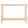 Solid pine wood console table 110x40x80 cm by , Side tables - Ref: Foro24-822282, Price: 83,83 €, Discount: %