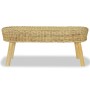 Eingangsbank 110x35x45 cm Naturrattan von , Bänke für Hallen und Lager - Ref: Foro24-244579, Preis: 129,55 €, Rabatt: %