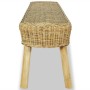 Eingangsbank 110x35x45 cm Naturrattan von , Bänke für Hallen und Lager - Ref: Foro24-244579, Preis: 129,55 €, Rabatt: %