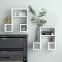 Wandregale 2 Stück Sperrholz weiß 50x15x50 cm von , Regale und Regale - Ref: Foro24-807241, Preis: 32,46 €, Rabatt: %