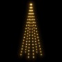 Weihnachtsbaum auf Fahnenmast 108 warmweiße LED 180cm von , Weihnachtsbeleuchtung - Ref: Foro24-343518, Preis: 15,85 €, Rabat...