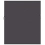 Armario para lavabo madera contrachapada gris 41x38,5x46 cm