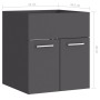 Waschbeckenunterschrank aus grauem Sperrholz, 41x38,5x46 cm. von , Badezimmermöbel - Ref: Foro24-804640, Preis: 34,56 €, Raba...
