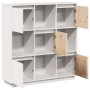 Hoher Massivholz-Pinienholz-Schrank 110,5x35x117 cm von , Sideboards - Ref: Foro24-814370, Preis: 138,61 €, Rabatt: %