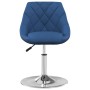 Drehstuhl für Esszimmer, 6 Stück, blauer Samt von , Essstühle - Ref: Foro24-3088773, Preis: 352,47 €, Rabatt: %