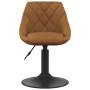 Drehstuhl für Esszimmer, 6 Stück, braunes Samtgewebe. von , Essstühle - Ref: Foro24-3088800, Preis: 346,31 €, Rabatt: %