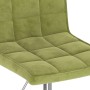 Drehbare Esszimmerstühle, 4 Stück, aus hellgrünem Samt. von , Essstühle - Ref: Foro24-3089291, Preis: 230,99 €, Rabatt: %